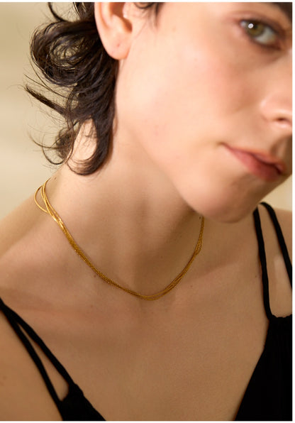 Thin Layered Necklace