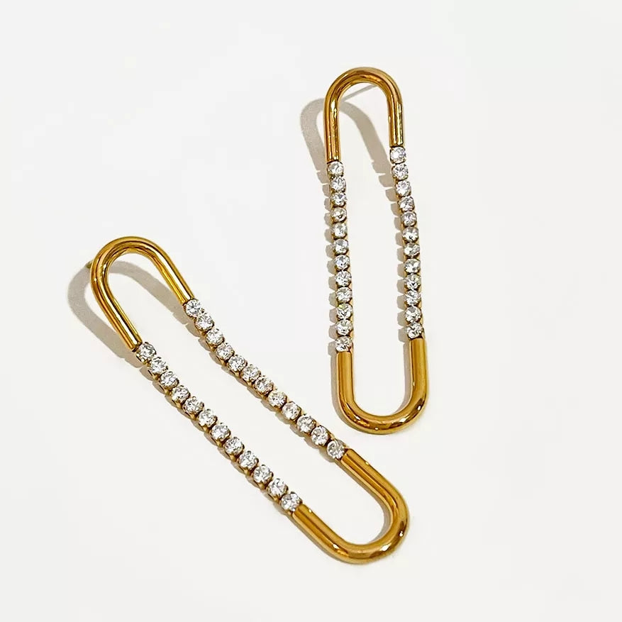 Long Oval Earring