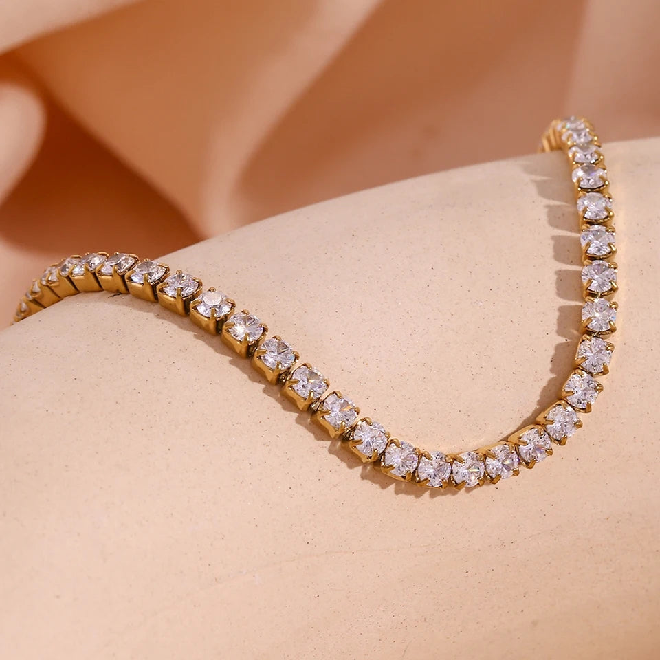 Zircon Anklet