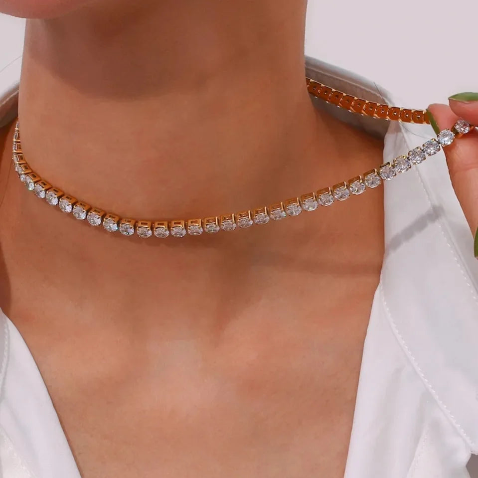 Luxury Tennis Chain Necklace