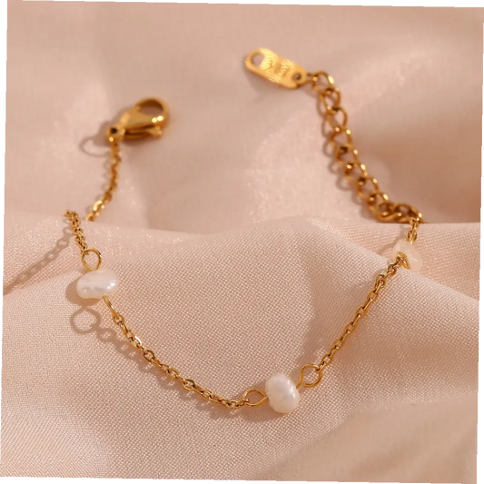 Thin Pearl Bracelet